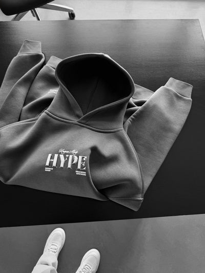 OVERSIZE HYPE HOODIE - GREY