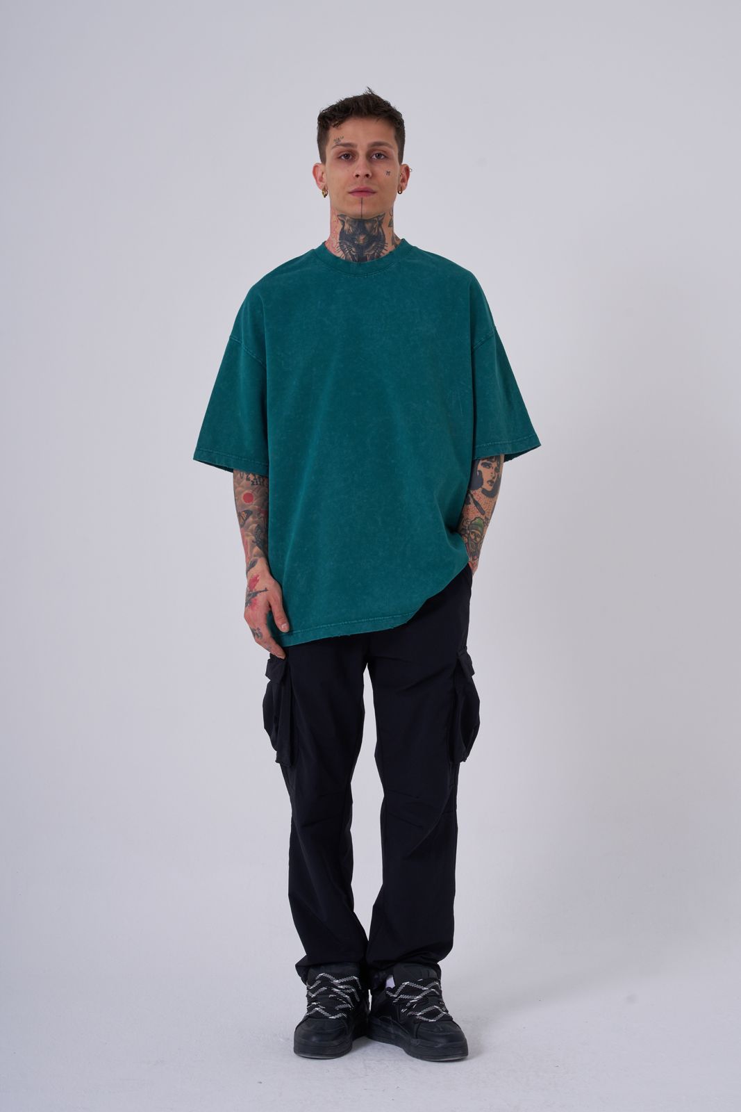 Hidden Patch Washing Tee