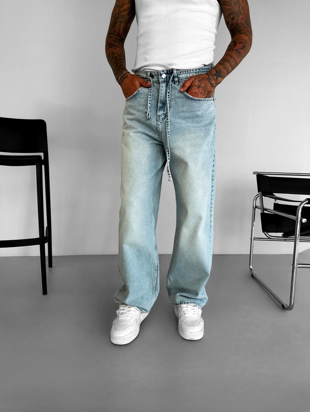 BAGGY JEANS FADED BLUE