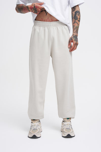 BASIC DIAGONAL JOGGER - GREY