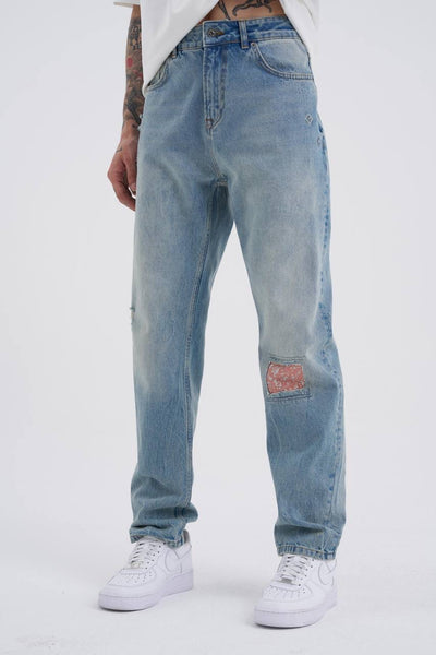 LOOSE FIT JEANS - LIGHT BLUE