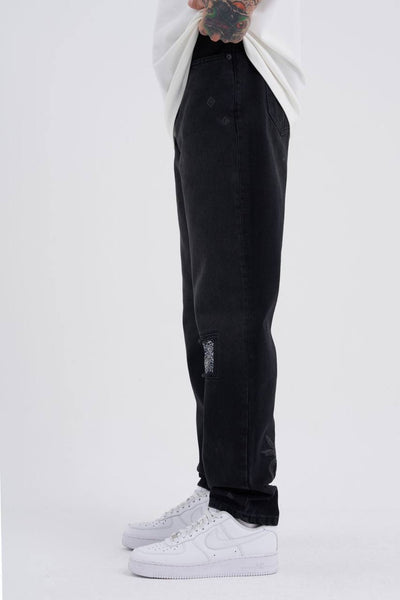 LOOSE FIT JEANS - BLACK