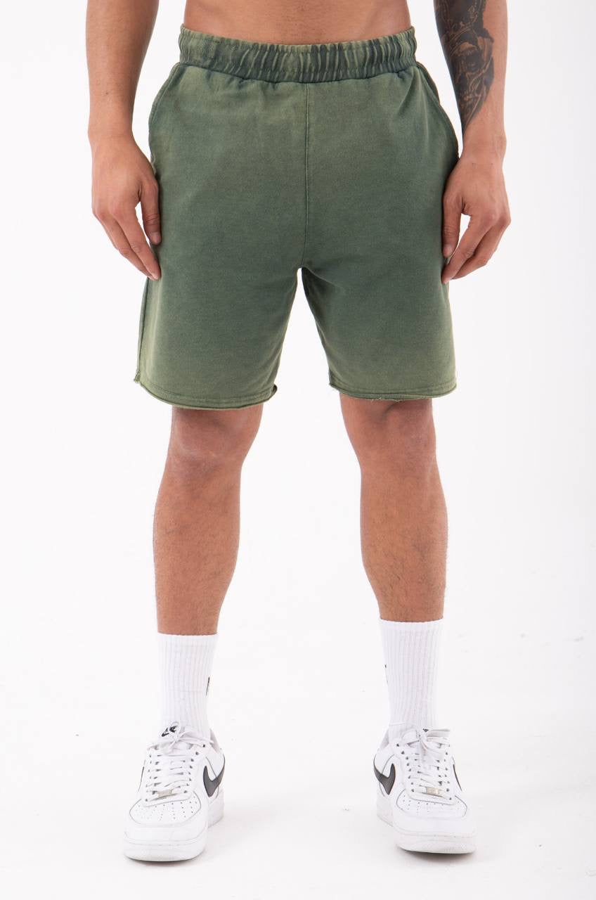 Washed Fabric Shorts