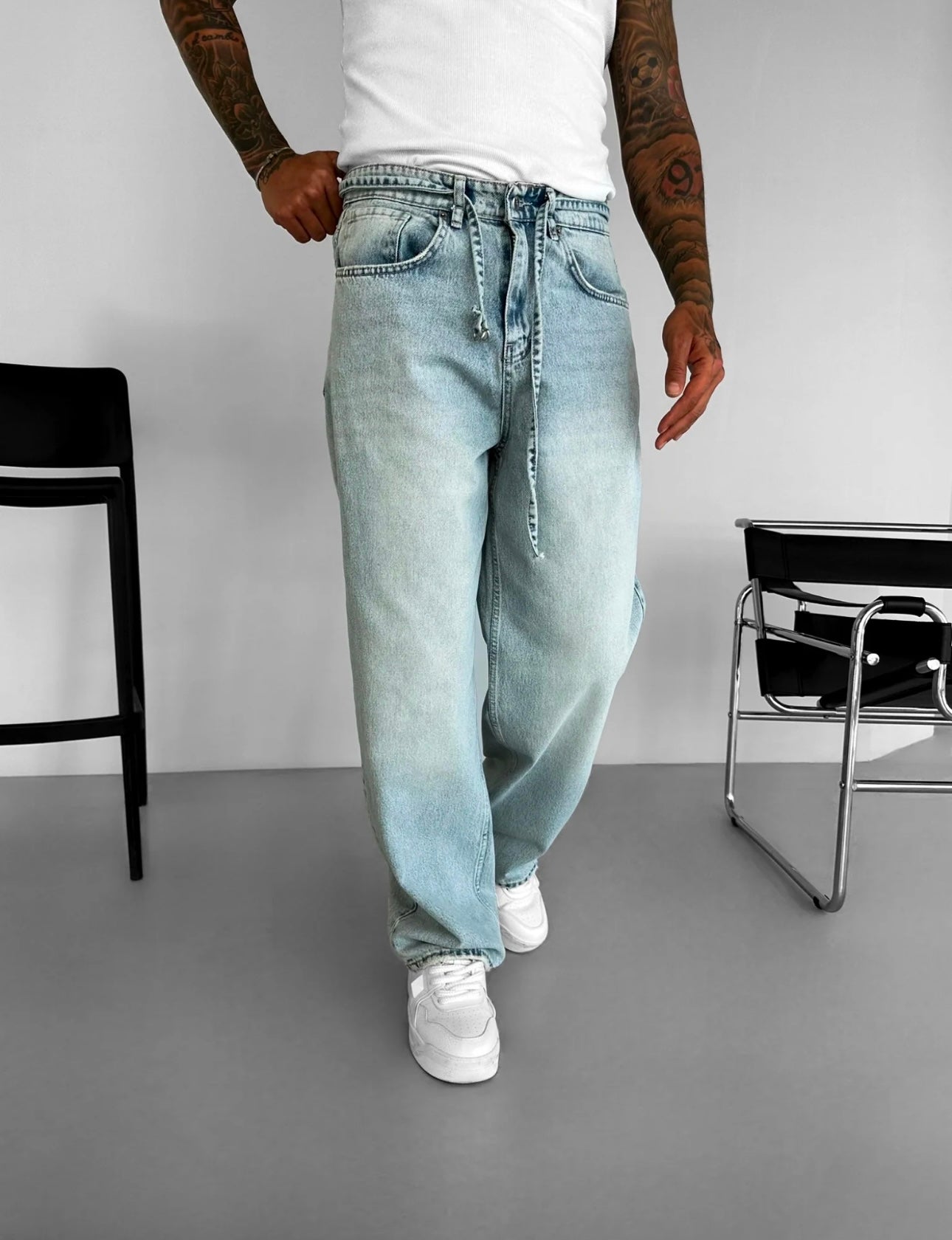 BAGGY JEANS FADED BLUE