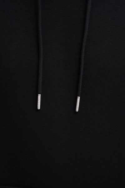 OVERSIZE BASIC HOODIE - BLACK