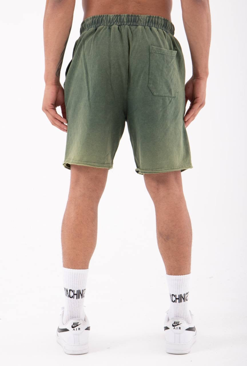 Washed Fabric Shorts