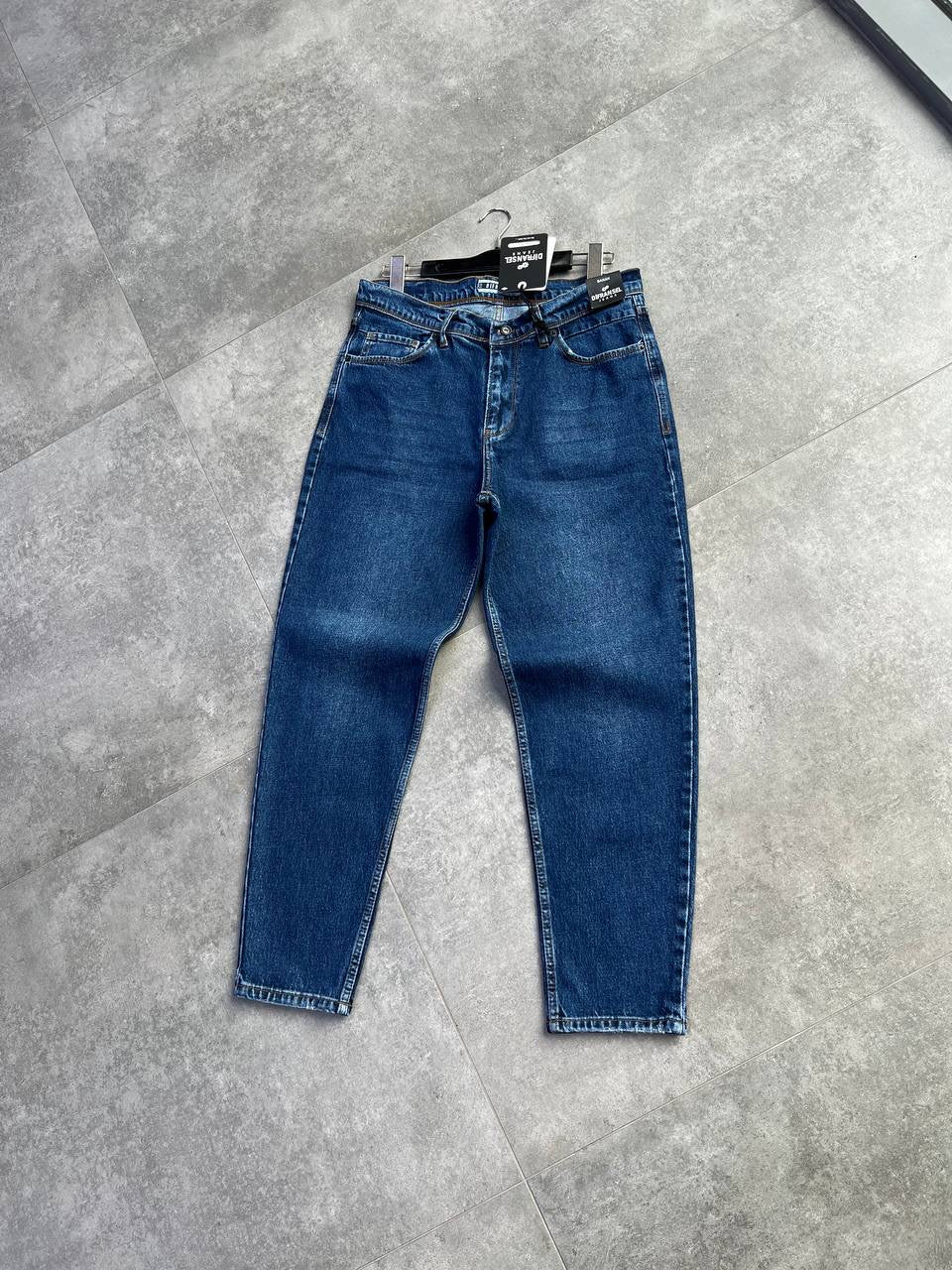 BOYFRIEND CUT JEANS - DARK BLUE