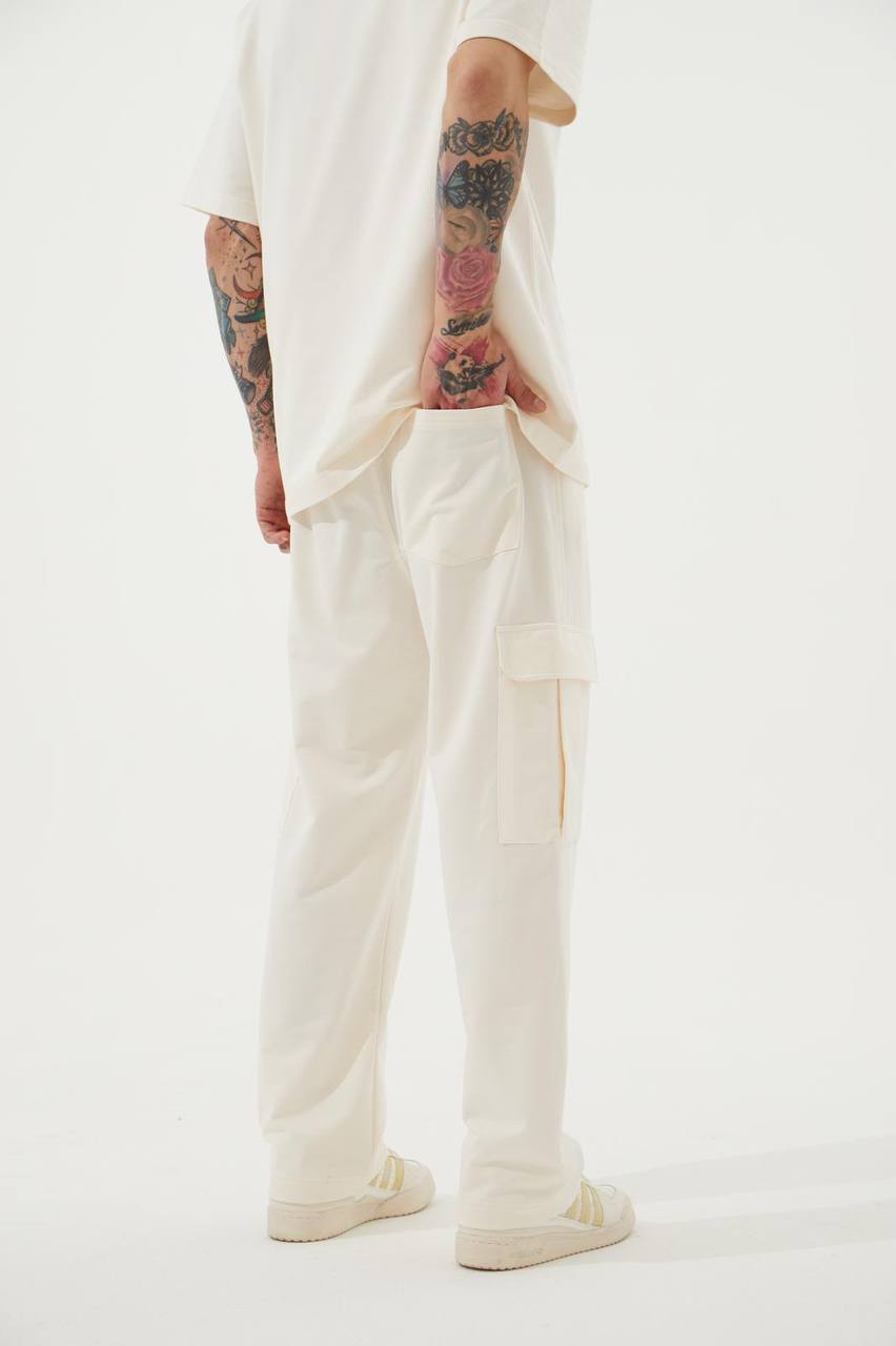 Cotton Cargo Sweatpants