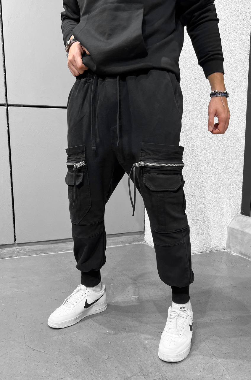 Black Cargo Pants