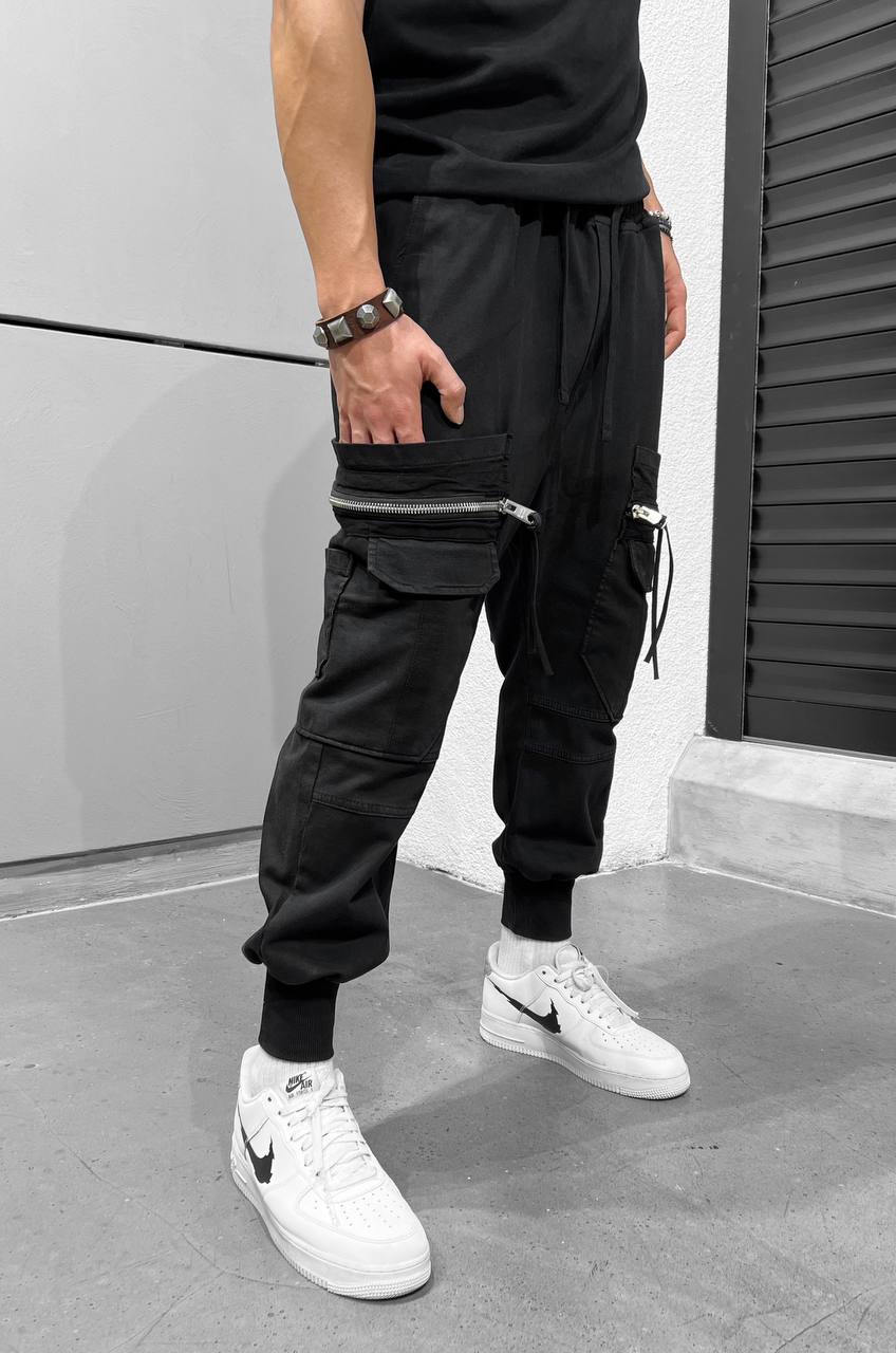 Black Cargo Pants